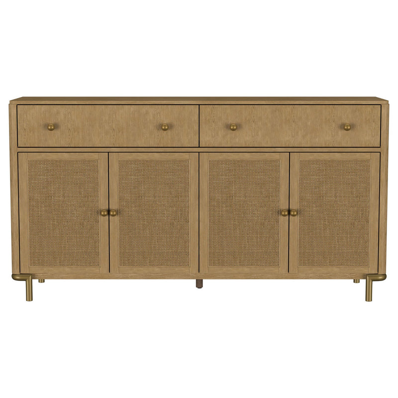 Arini 2-drawer Cane Door Dining Sideboard Server Sand Wash