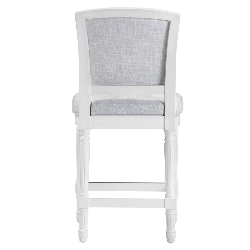 Stool With Upholstered Seat And Back