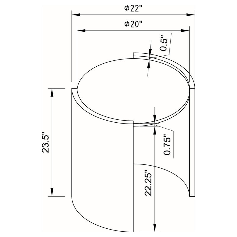 Gladstone 2-piece Coffee and End Table Set Distressed Grey