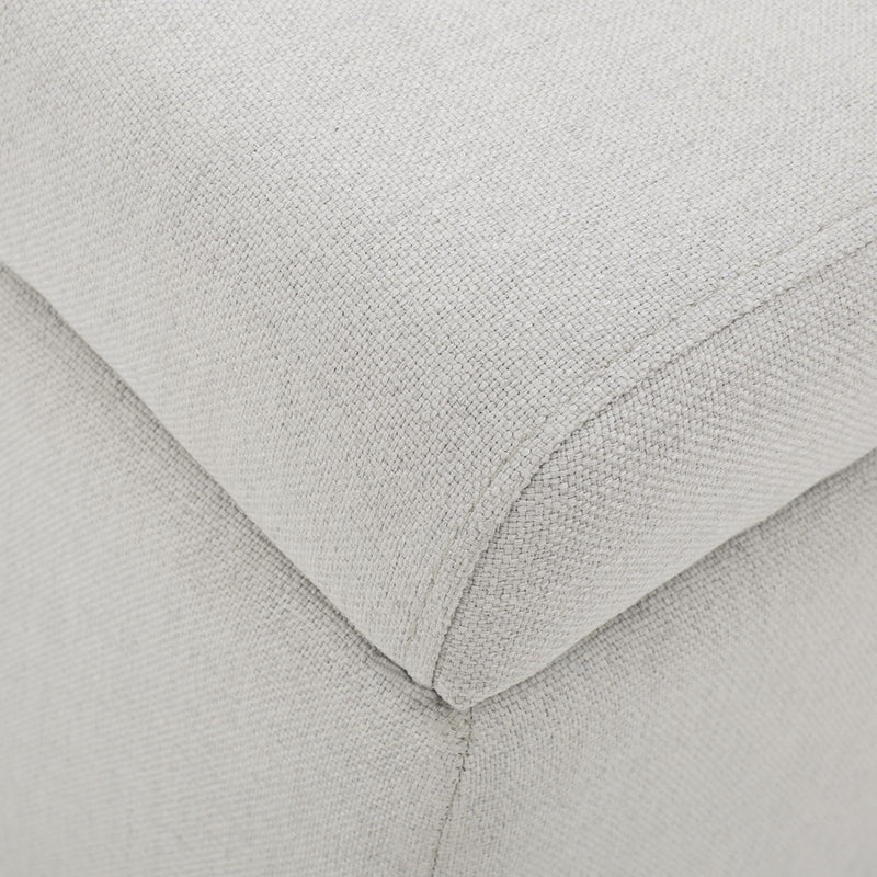 Upholstered Storage Ottoman Bench, Foot Rest For Bedroom