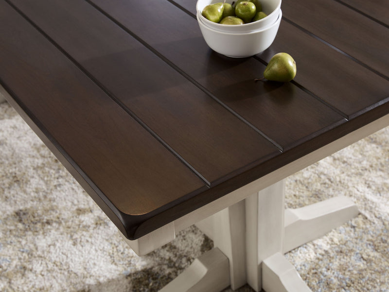 Darborn - Dining Table - Gray / Brown