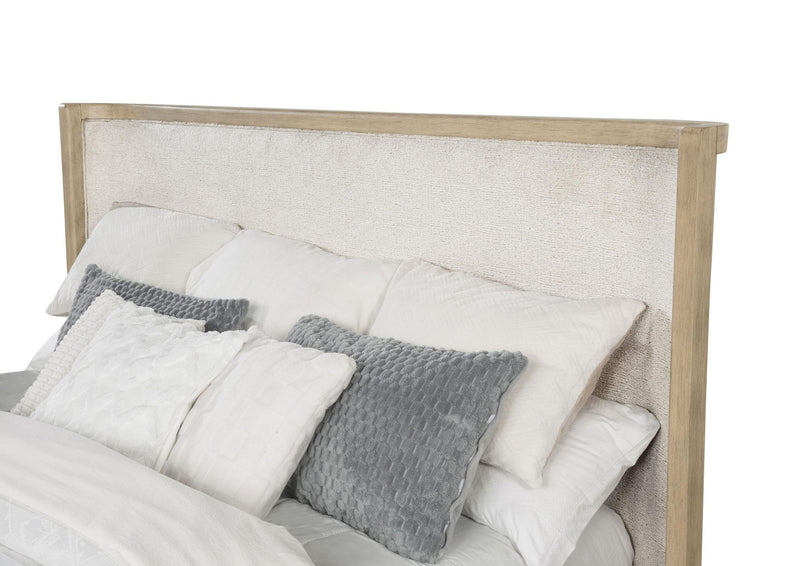 Kailani 4-piece Eastern King Bedroom Set Beige Oak