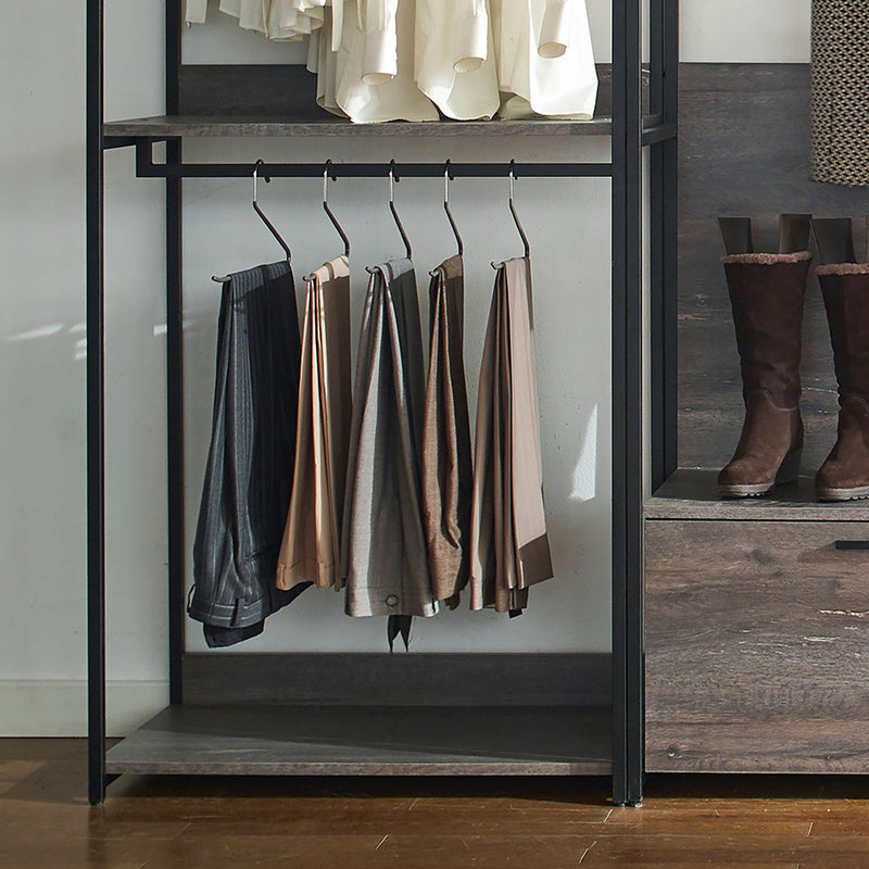 Monica - Walk-In Closet System & Modular Design - Rustic