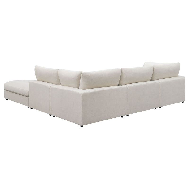 Dulcy - 5 Piece Modular Sectional Sofa - Beige