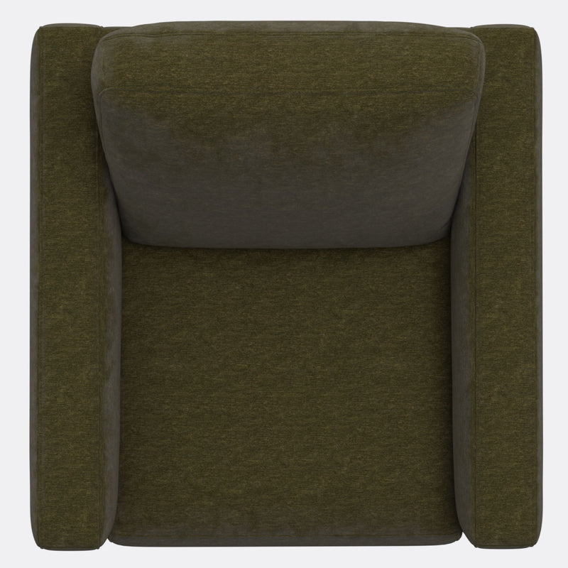 Accent Chair With Track Arm Design