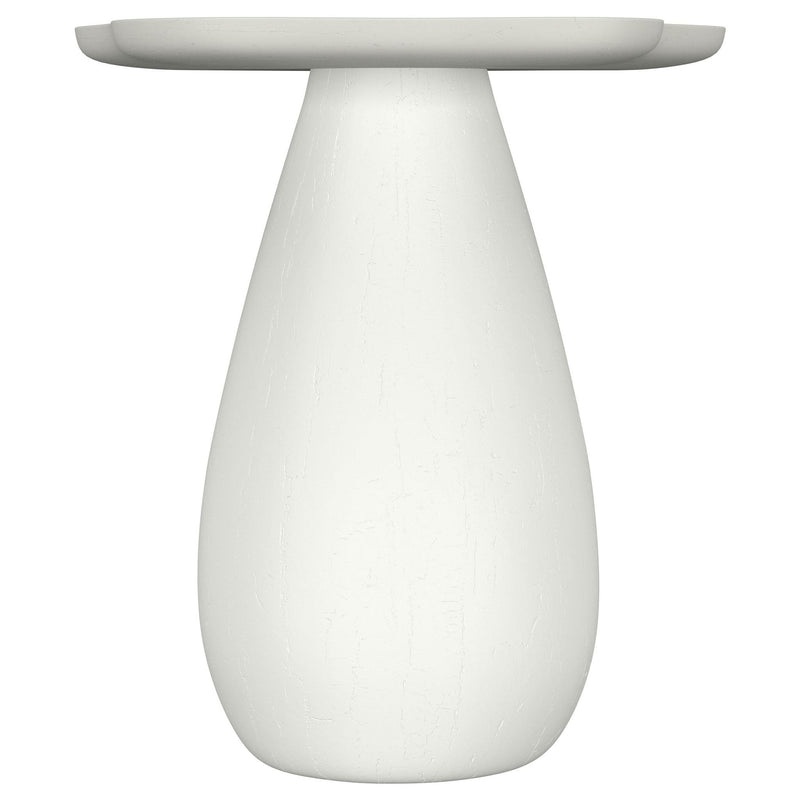 Perth 20-inch Side Table with Cloud-Shaped Top Off White