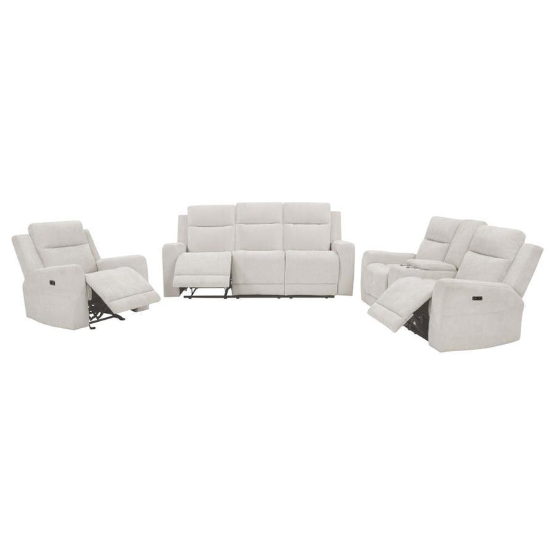 Kennett - Chenille Power Reclining Sofa Set