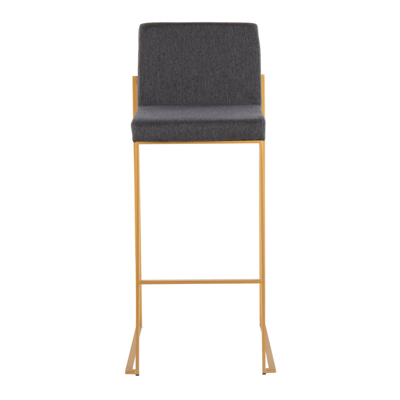 Fuji - Contemporary Design High Back Barstool