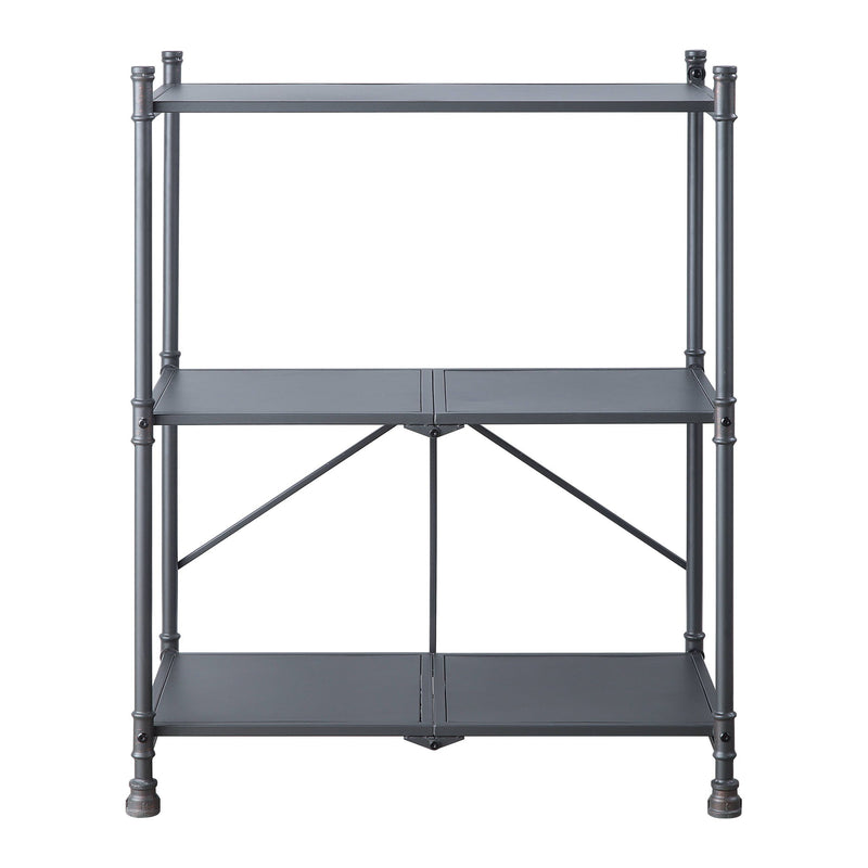 Cordelia - Hand-Brushed Console Table - Black / Bronze