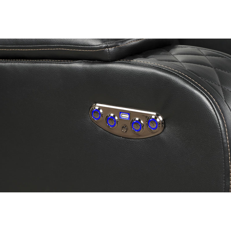 Benz - Power Recliner Set With LED Lighting And USB Charging