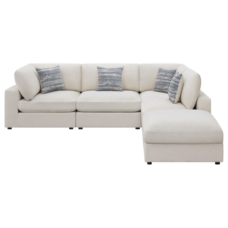 Dulcy - 5 Piece Modular Sectional Sofa - Beige