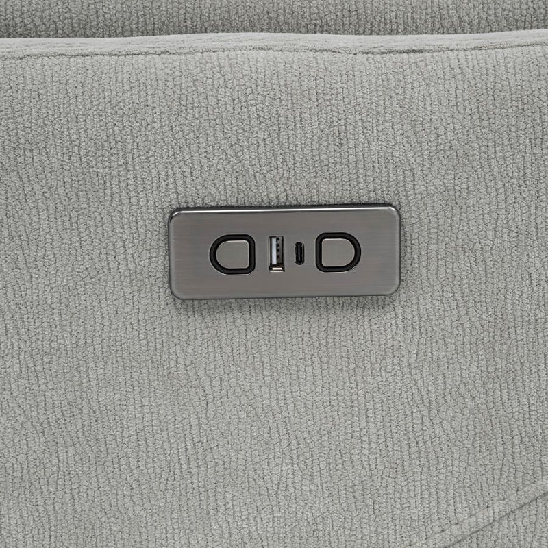 Adler - Upholstered Power Swivel Glider Recliner