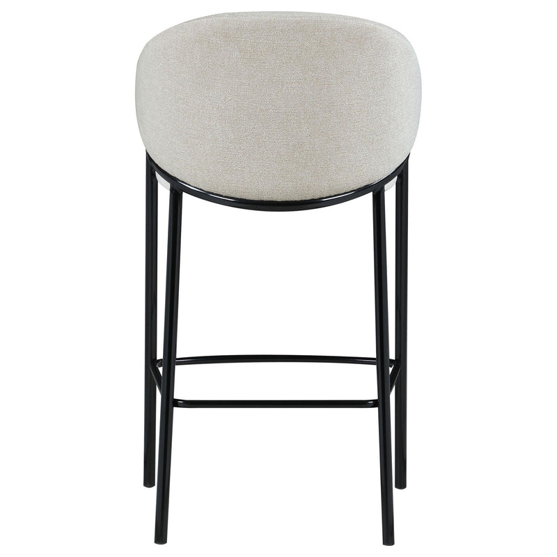 Chadwick Fabric Upholstered Bar Chair Beige (Set of 2)