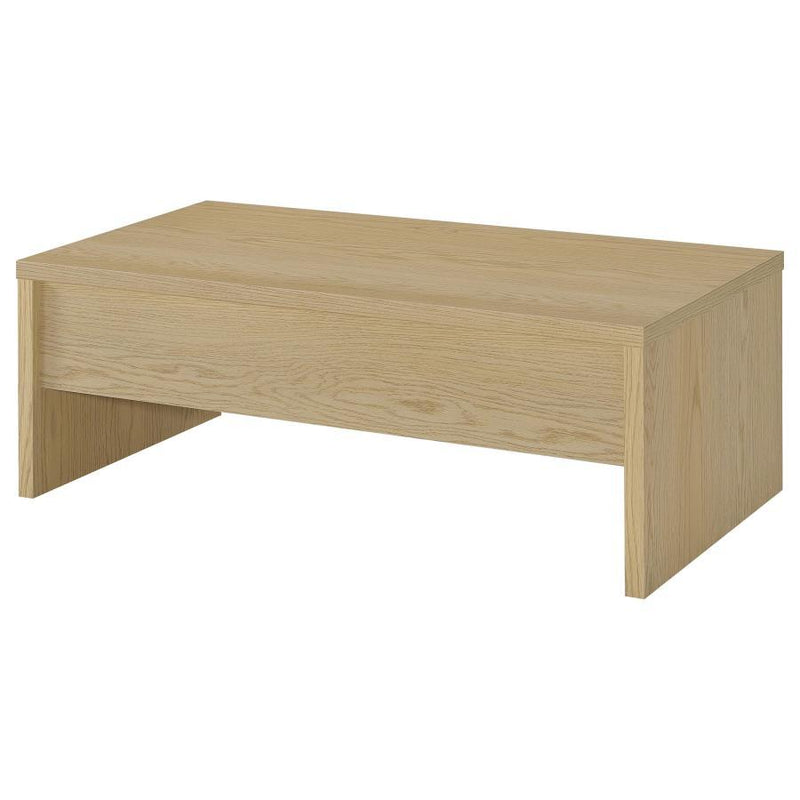 Canoga - Lift Top Cocktail Coffee Table Set - Light Oak