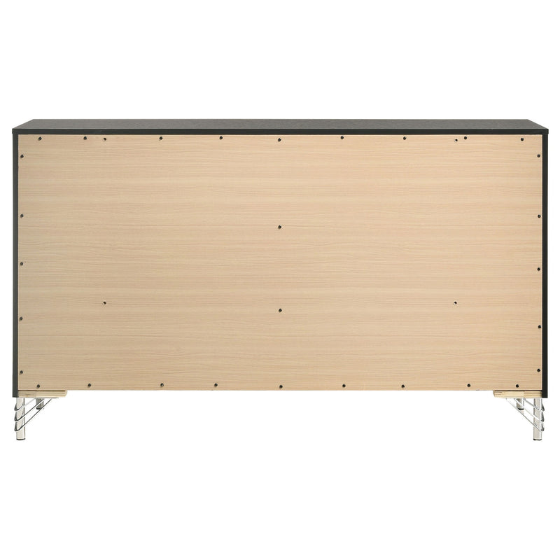 Malcolm - 6 Drawer Dresser Cabinet - Black