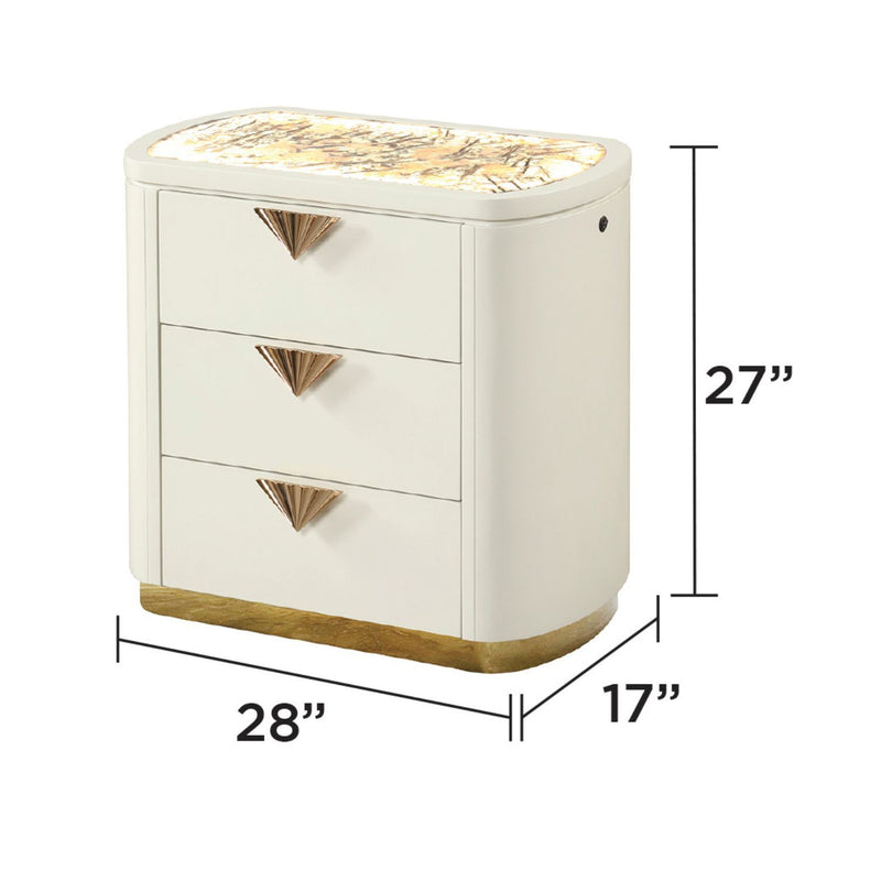 La Pierre - Bedroom Set With Upholstered LED Bed