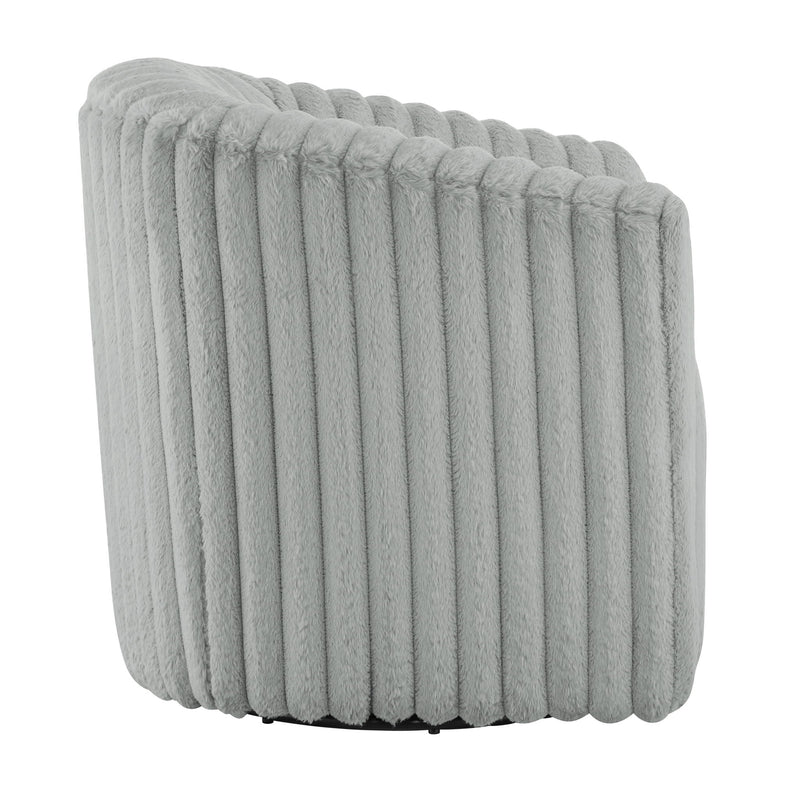 Alexa - Barrel Swivel Chair - Gray