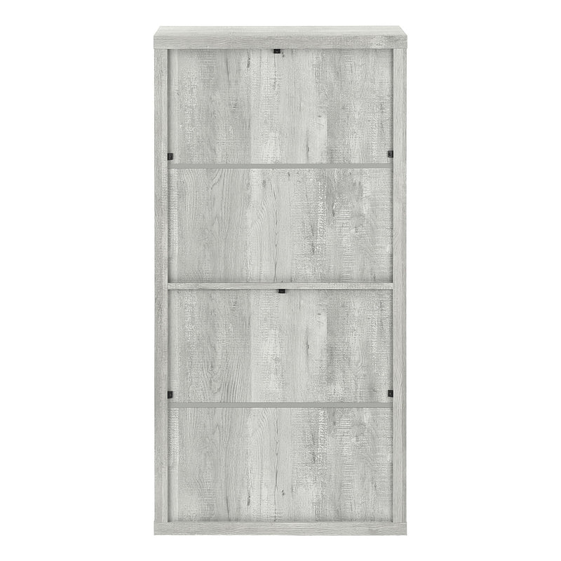 Bookshelf, Bookcase, Etagere, 5 Tier, For Office, Contemporary & Modern - Gray