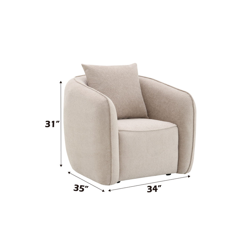 Keith - 3 Piece Living Room Set (Comes With Matching Color Toss Pillows)