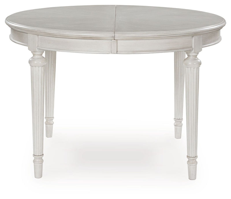 Montelaine - Oval Dining Room Extension Table - Antique White