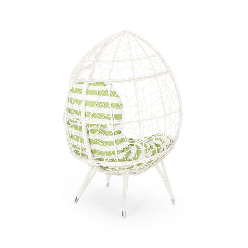 Cosmos - Round Hammered Iron Teardrop Chair