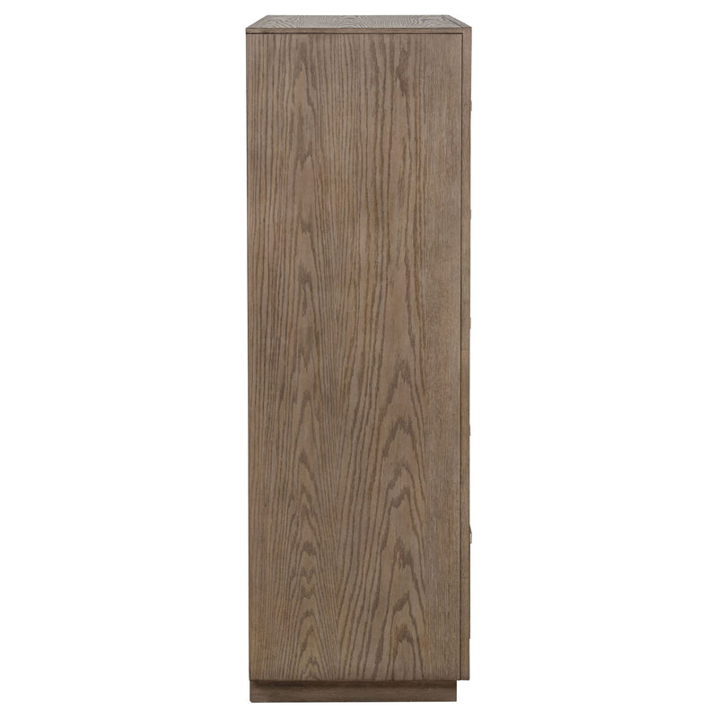 Gibbons Barley - 5 Drawer Bedroom Chest - Brown