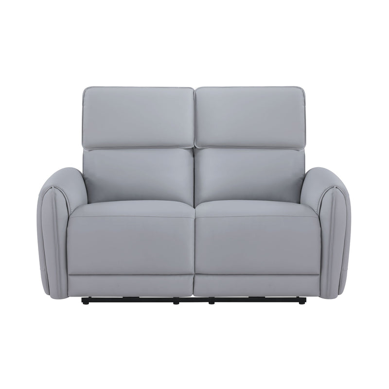 Jeromie - Power Motion Loveseat With USB Port - Gray