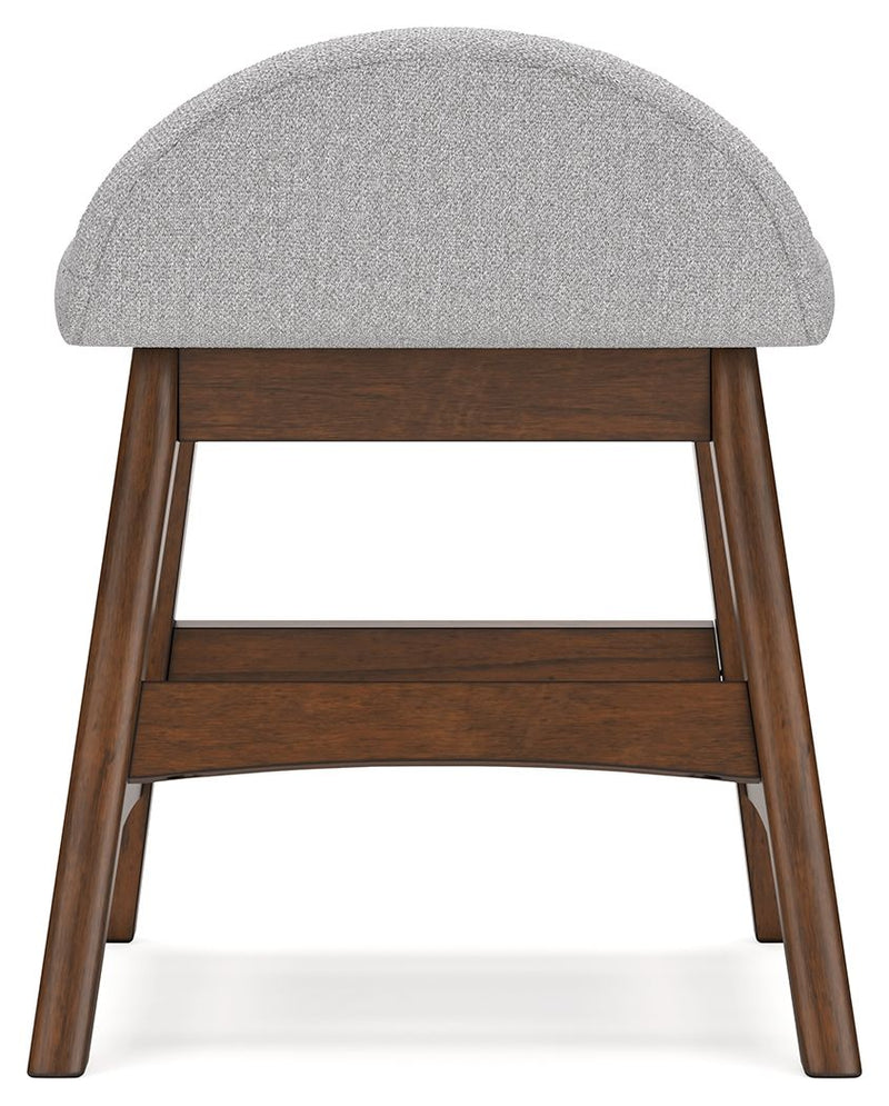 Lyncott - Home Office Desk Chair - Light Gray / Brown