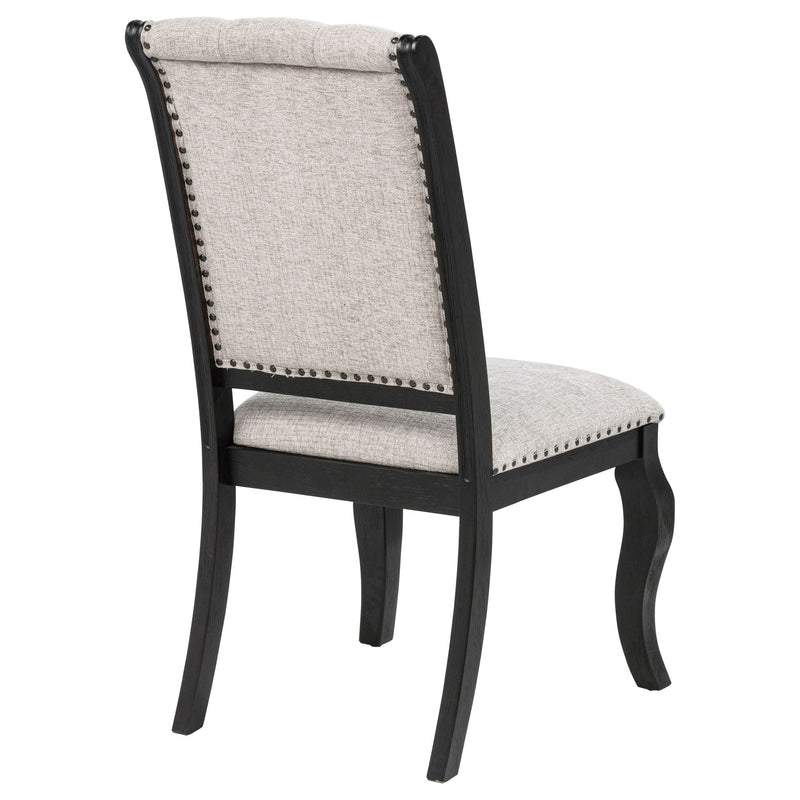 Kinzler - Side Chairs (Set of 2) - Tan / Black