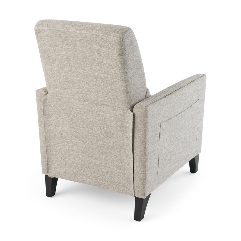 Kiersten - Contemporary Fabric Pushback Recliner