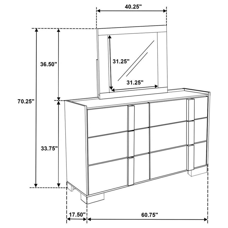 Hyland - 6-Drawer Dresser