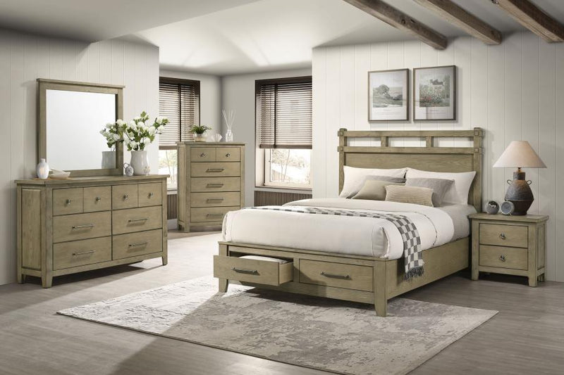 Hazlewood - 5-Drawer Bedroom Chest Of Drawers - Vineyard Oak