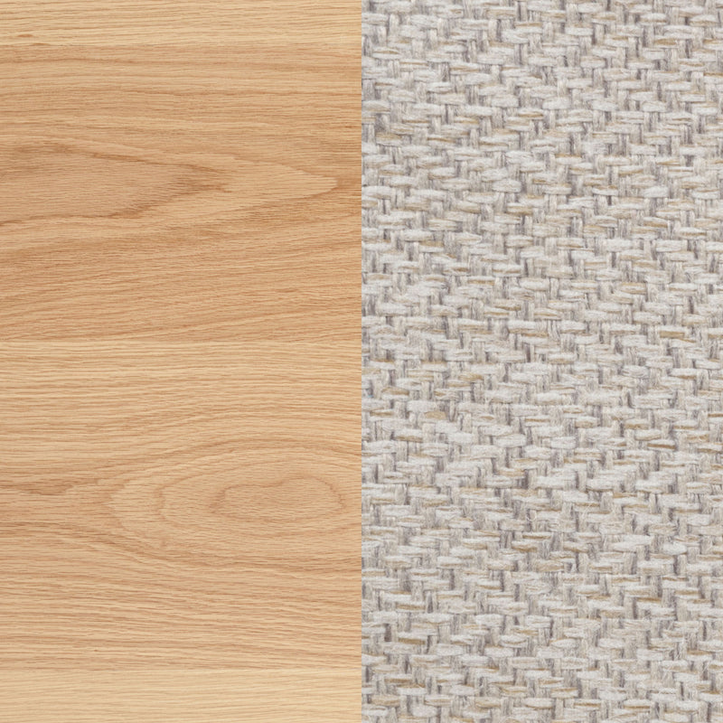 Davis - Counter Height Dining Chair Linen (Set of 2) - Light Oak