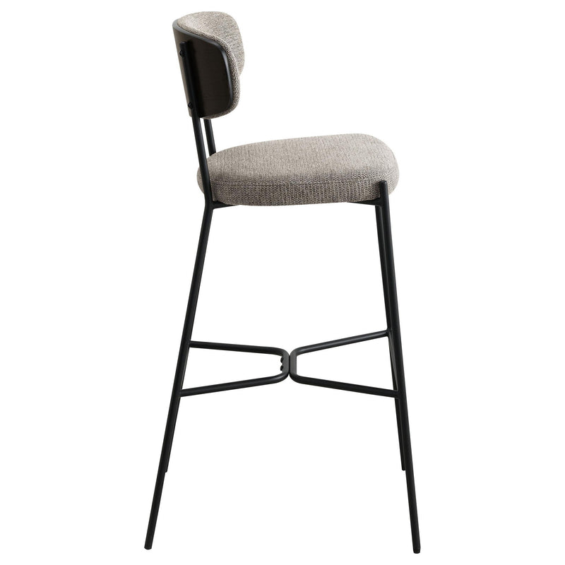 Elison Pub Height Bar Stool Light Brown (Set of 2)