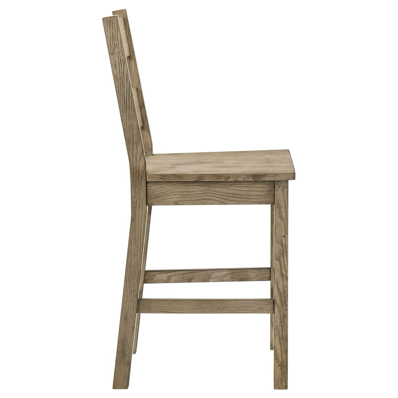Cressley - Counter Chair (Set of 2) - Light Oak