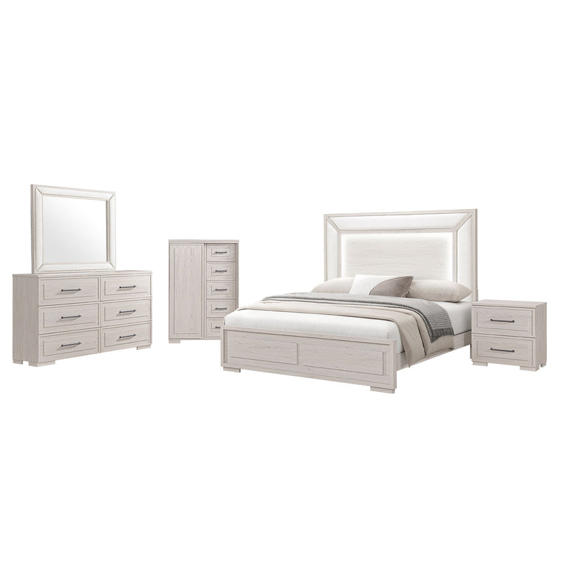 Ciara - Upholstered Mirror - Beige