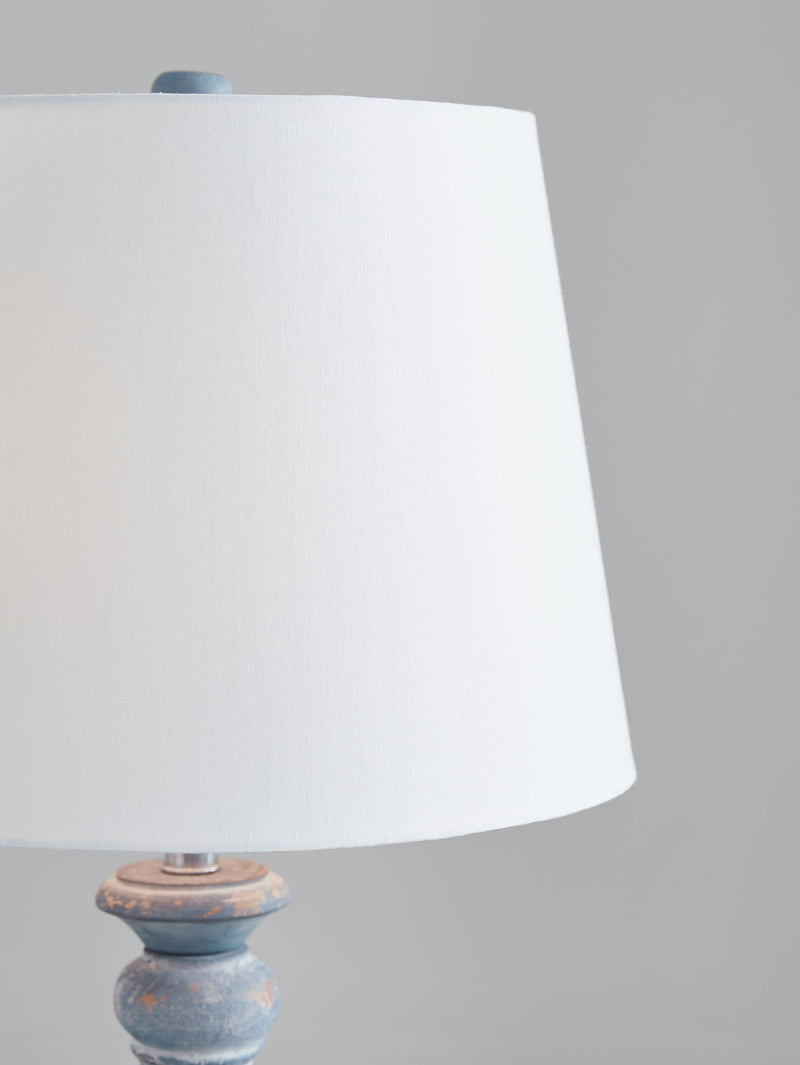 Cylerick - Terracotta Table Lamp - Antique Blue