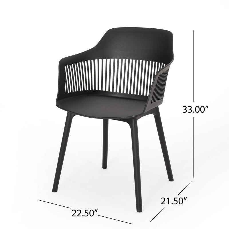 Dahlia - Chair (Set of 2) - Black