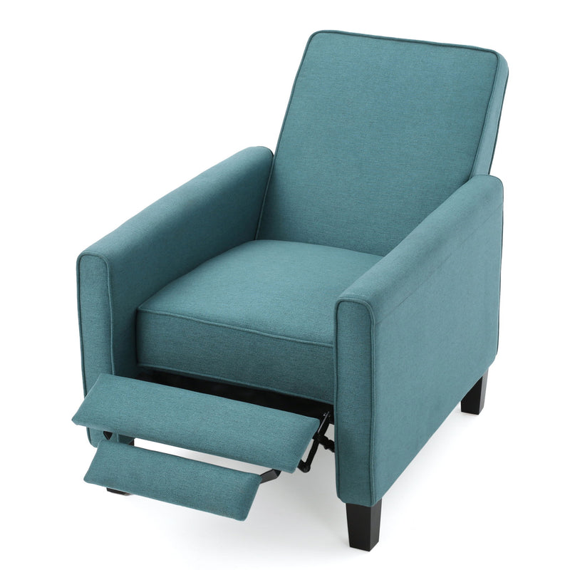 Upholstered Push Back Recliner Chair For Living Room