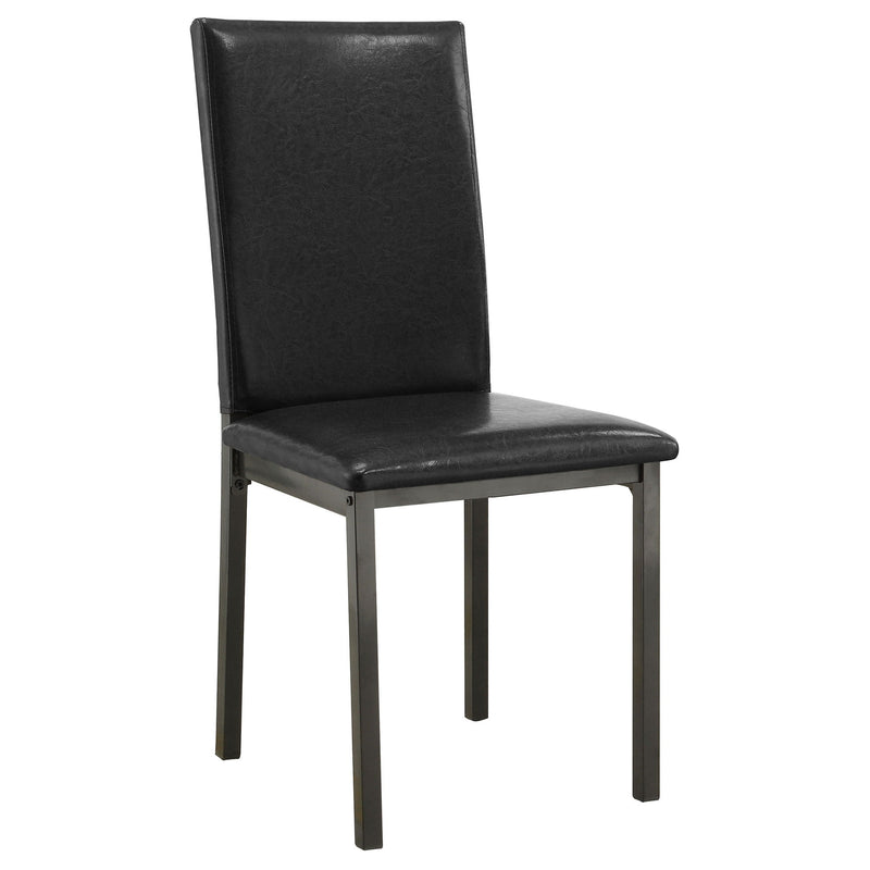 Upholstered Side Chair (Set of 2) - Black