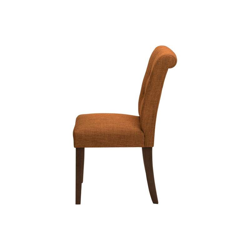 Modern Compact Design Upholstered Dining Chair (Set of 2)