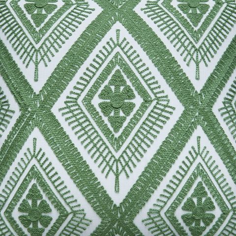 Bellvale - Pillow - Green / White