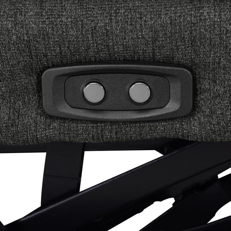 Collins - Modular Power Armless Recliner - Dark Gray