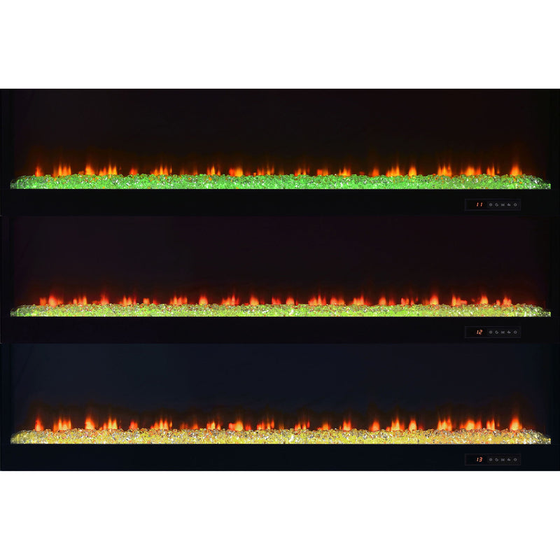 TV Stand Fireplace Console With Bluetooth Speaker