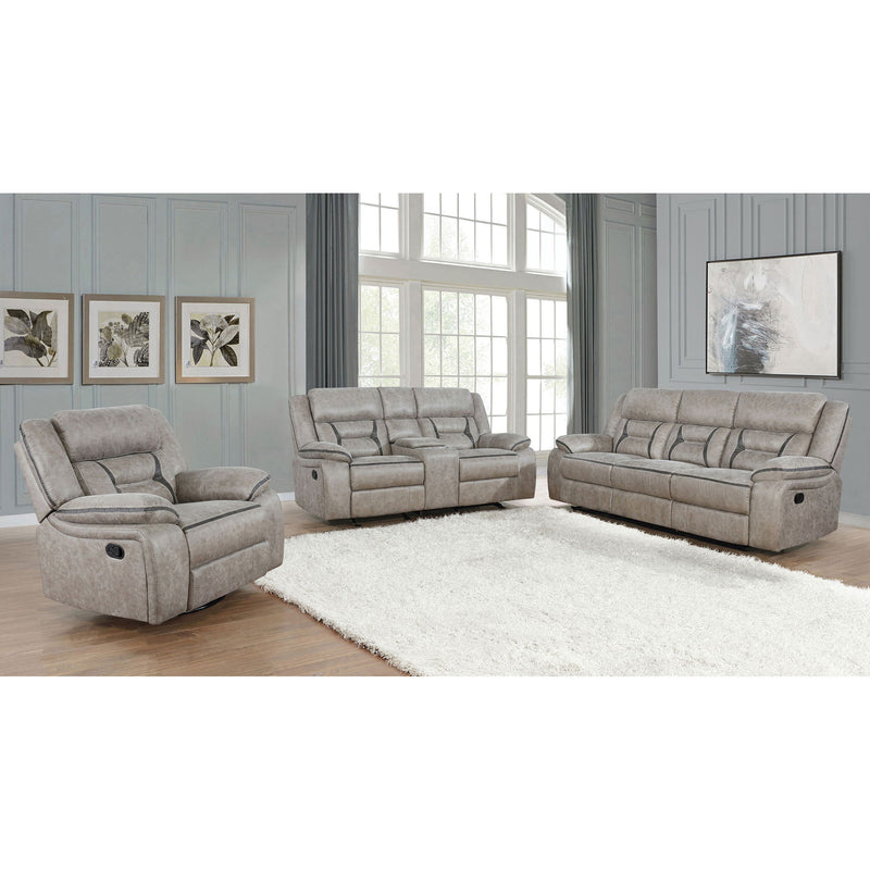 Brazelton - Glider Loveseat With Console