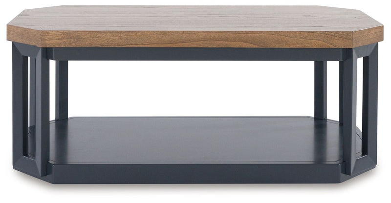 Landocken - Occasional Table Set (Set of 3) - Brown / Blue