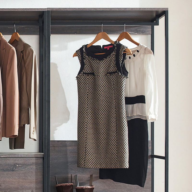 Monica - Walk-In Closet System - Rustic