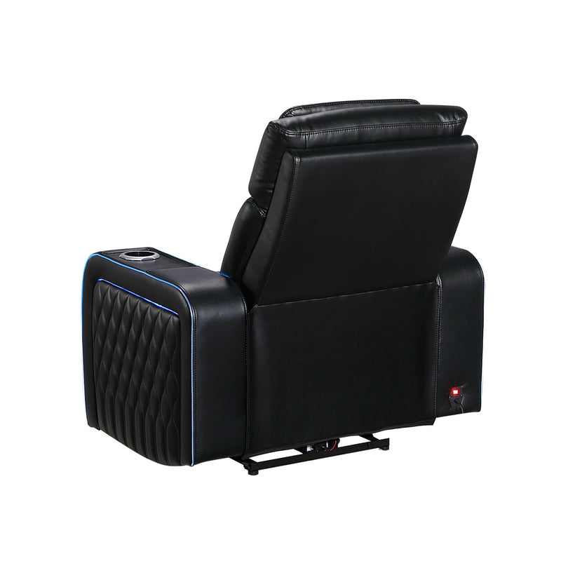Electra - Power Reclining Set With Power Headrests, Massage And LED Lighting