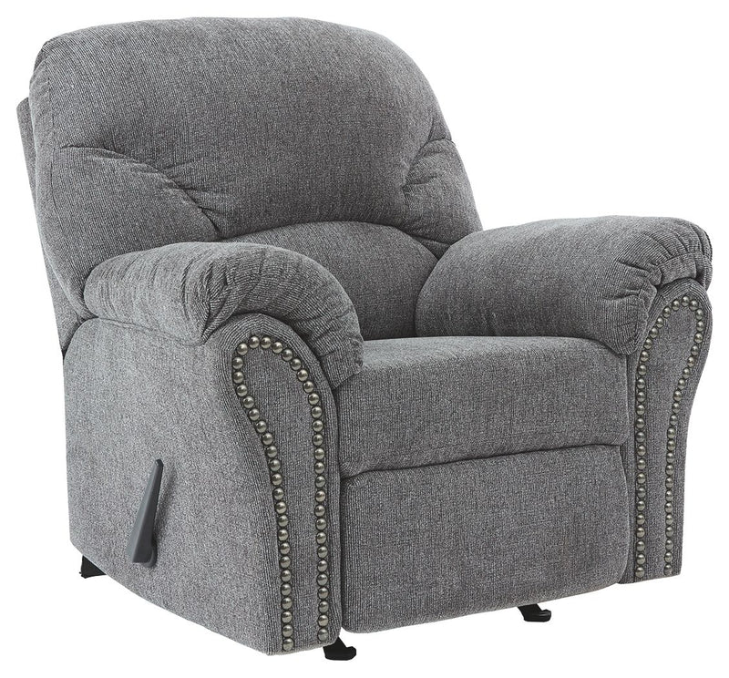 Allmaxx - Rocker Recliner - Pewter