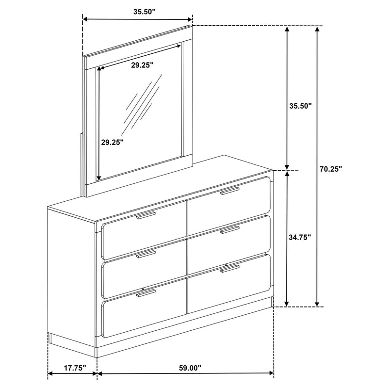Napa - Dresser With Mirror